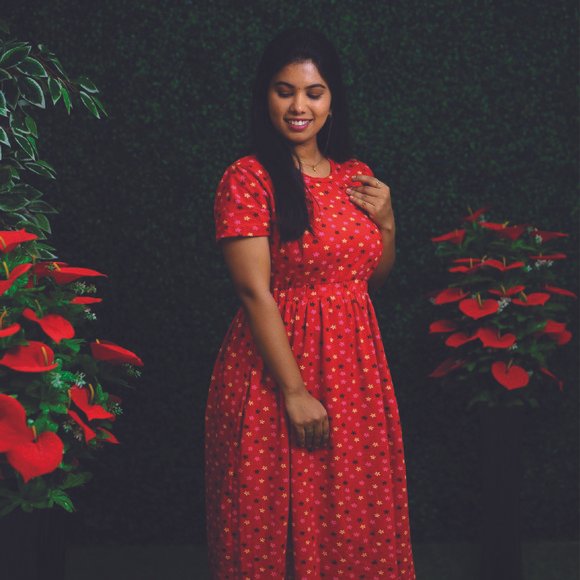 Maxi Devika Soft Cotton Dress – Moms And Mihi