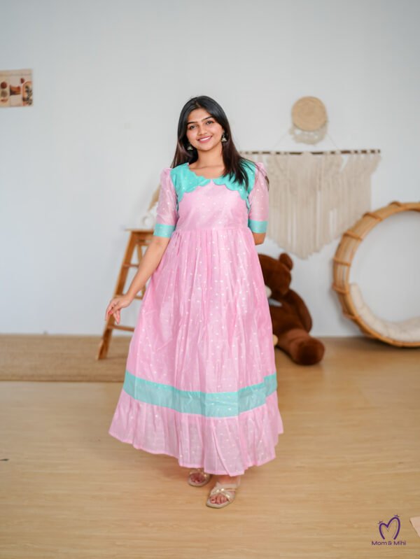 Diksha Feeding Dress [With Zips] |With Lining