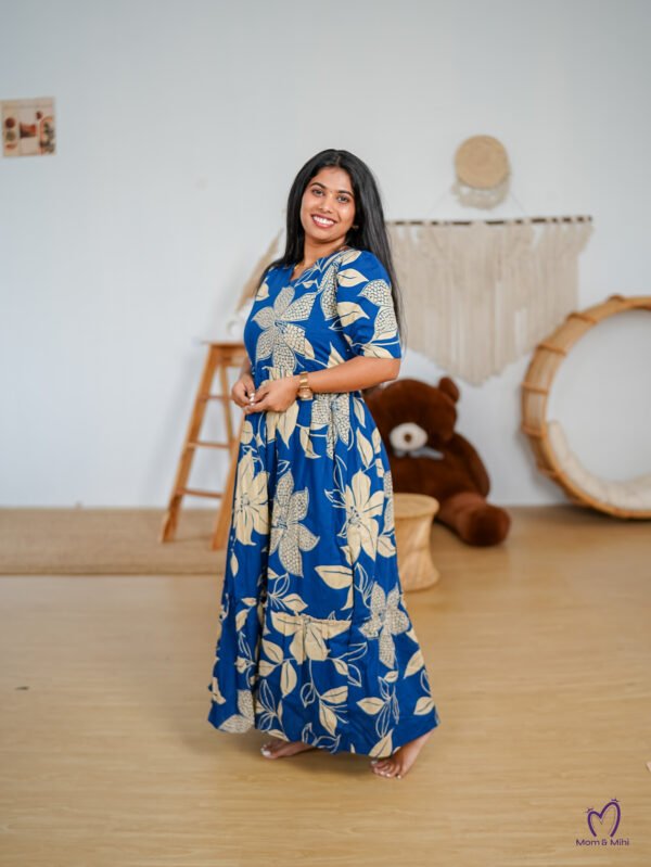 Viyana Feeding Dress [With Zips] |With Lining