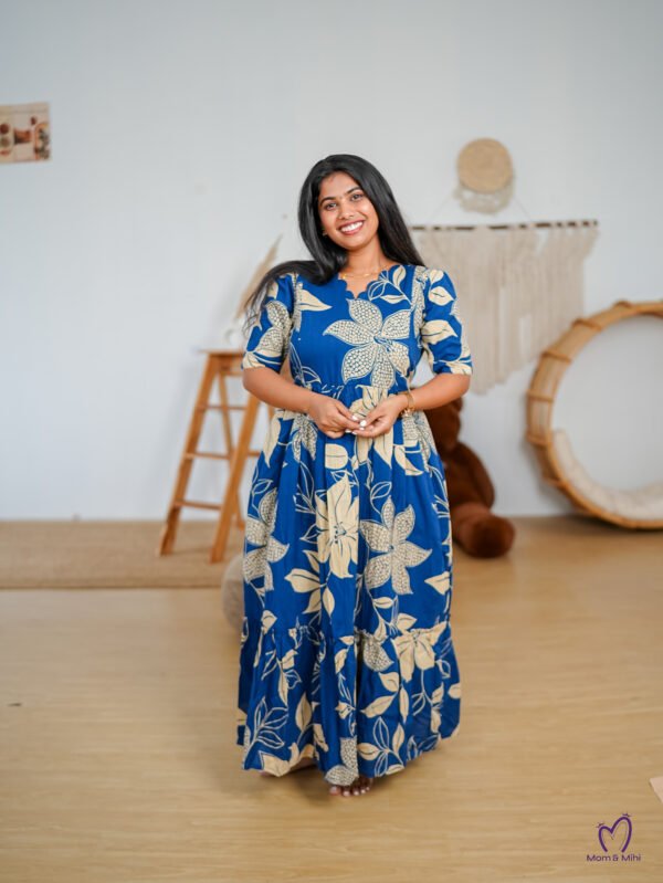 Viyana Feeding Dress [With Zips] |With Lining view 2