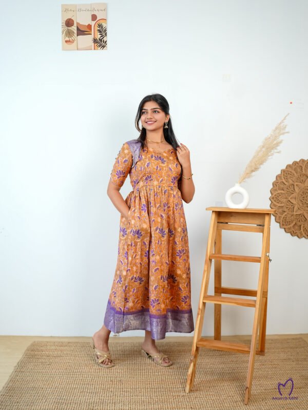 Tanya Feeding Dress [With Zips] |With Lining