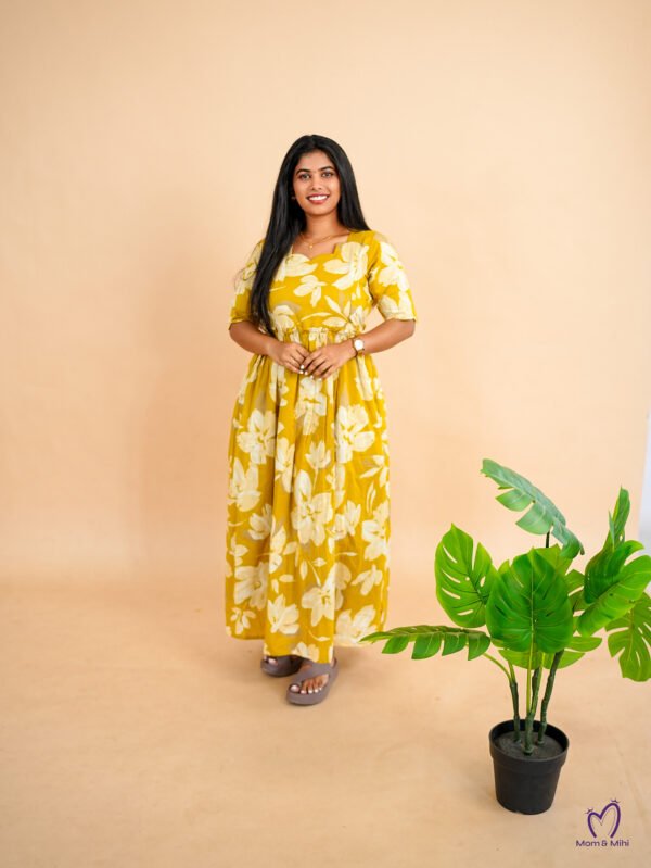 Aarya Feeding Dress [With Zips] |With Lining