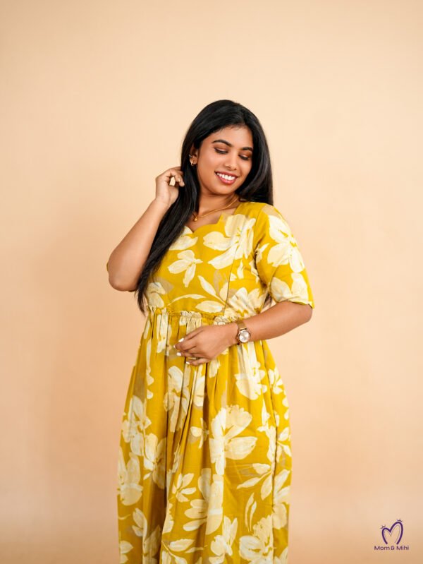 Aarya Feeding Dress [With Zips] |With Lining alt