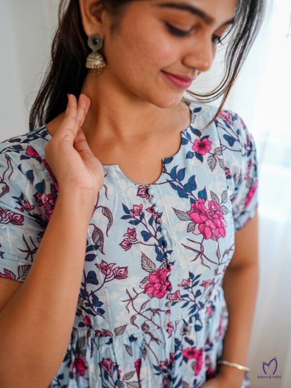 Harvitha Feeding maxi’s with zips| With Lining view 3