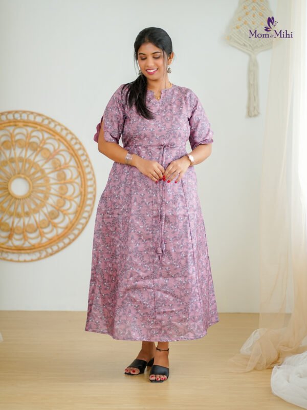 Inila Feeding Dress [With Zips] |With Lining