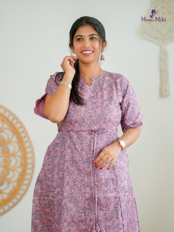 Inila Feeding Dress [With Zips] |With Lining alt