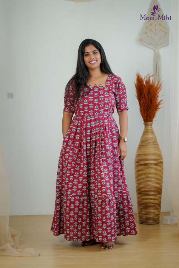 Nirai Feeding Dress [With Zips] |With Lining