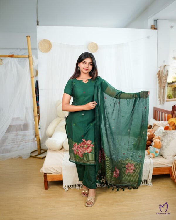 Umayal Maternity Kurti set [ Top + Bottom + Dupatta] alt