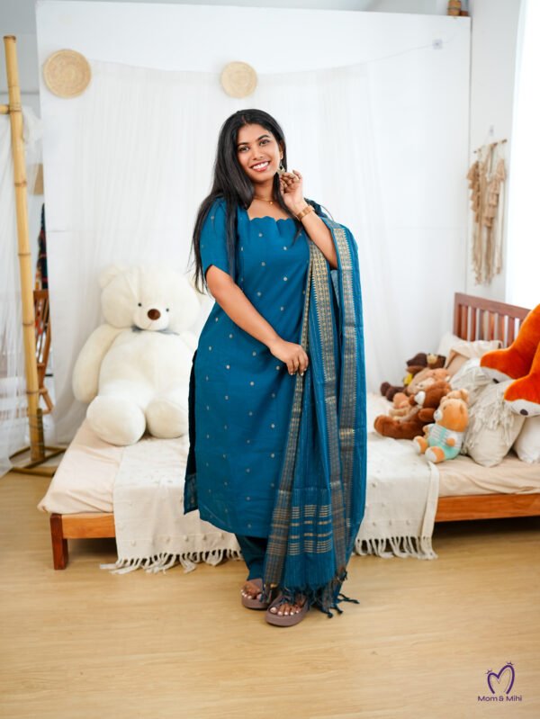 Neera Maternity Kurti set [ Top + Bottom + Dupatta] alt