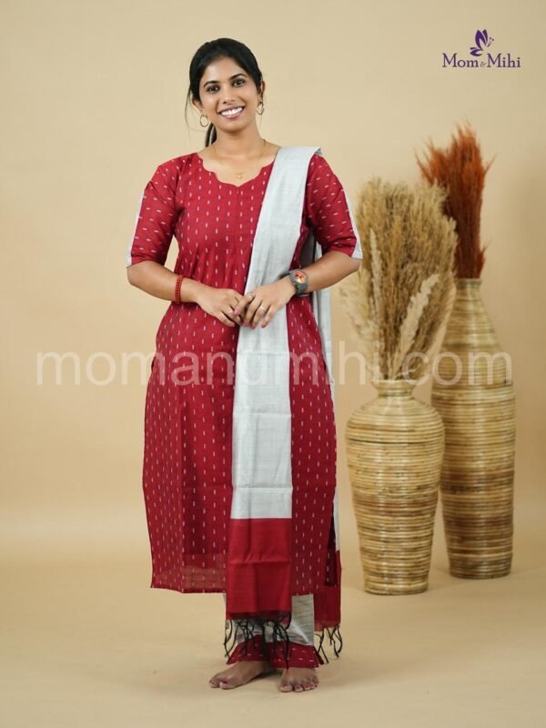 Mozhi Maternity Kurti set [ Top + Bottom + Dupatta]