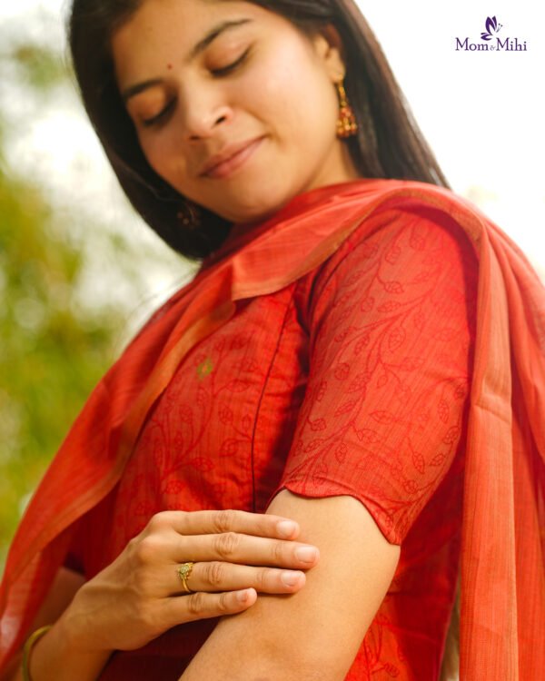 Khushi Maternity Kurti set [ Top + Bottom + Dupatta] view 3