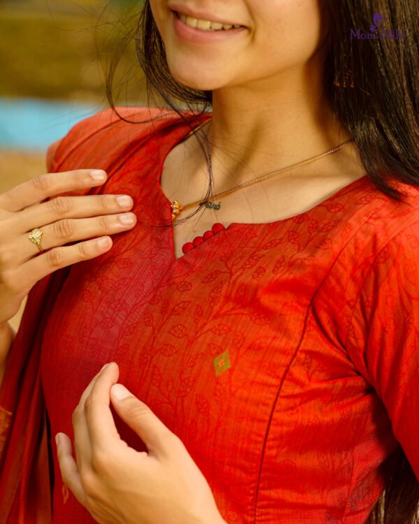 Khushi Maternity Kurti set [ Top + Bottom + Dupatta] view 4