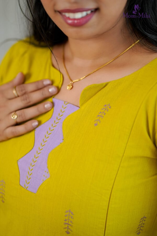 Sundari Maternity Kurti set [ Top + Bottom] view 3