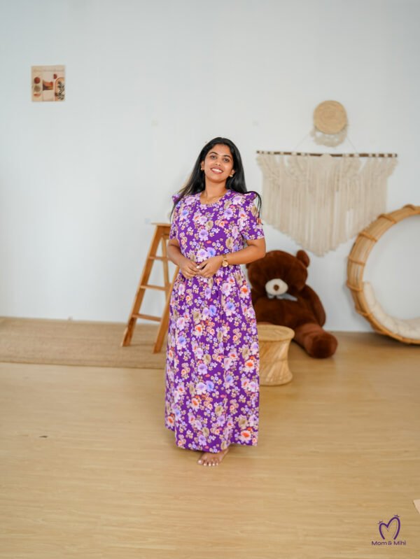 Maxi Lavie Soft Cotton Maternity Dress view 2