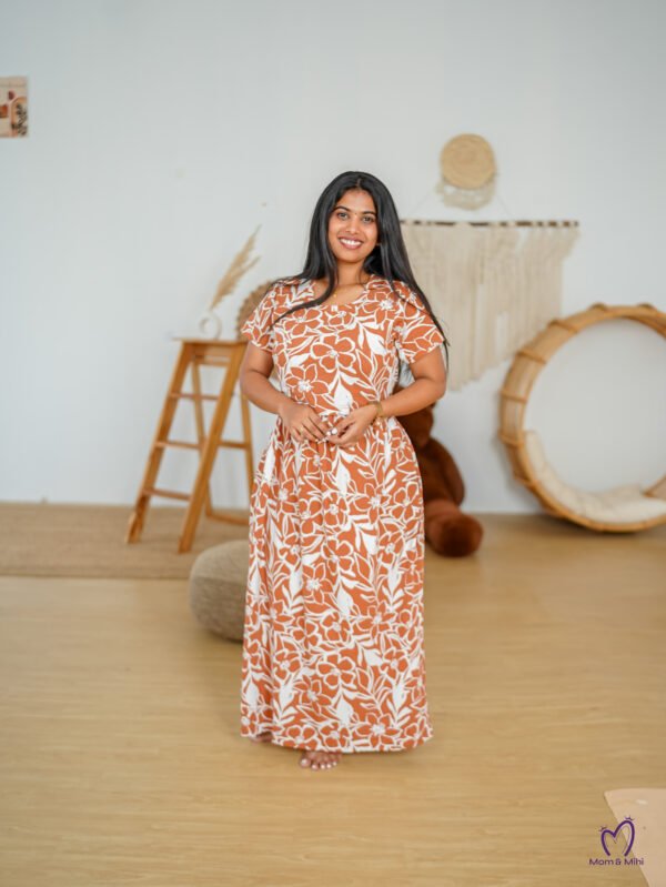 Maxi Tanviya Soft Cotton Maternity Dress