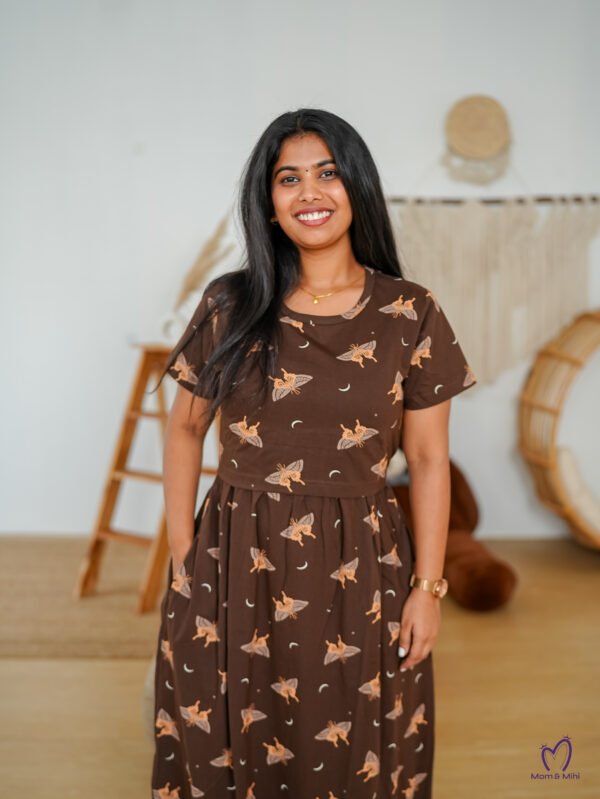 Maxi Aana Soft Cotton Maternity Dress – Minya The Design Studio