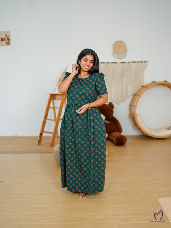 Maxi Imara Soft Cotton Maternity Dress view 2