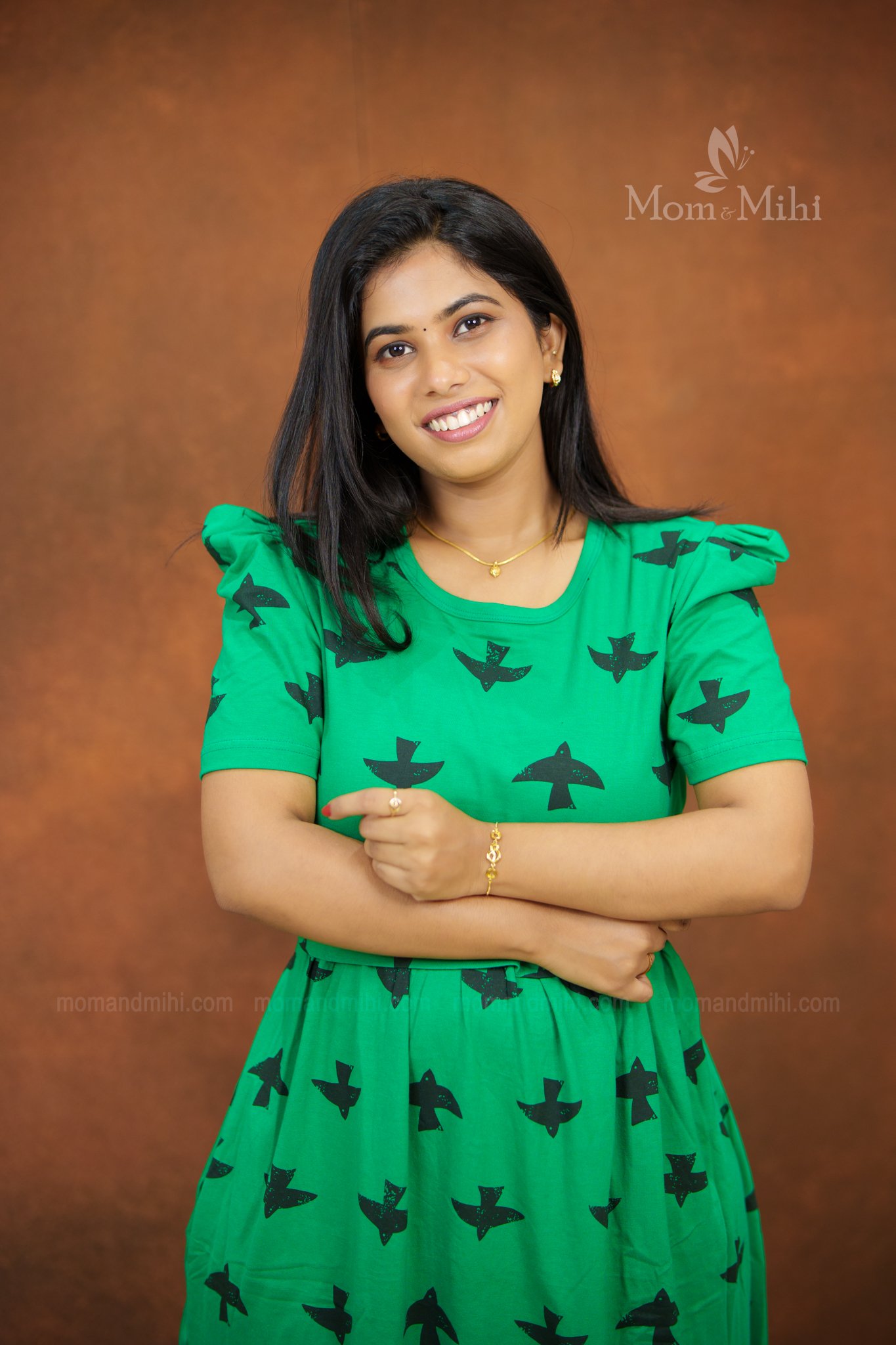 Premium Maxi Kamya Soft Cotton Dress view 3