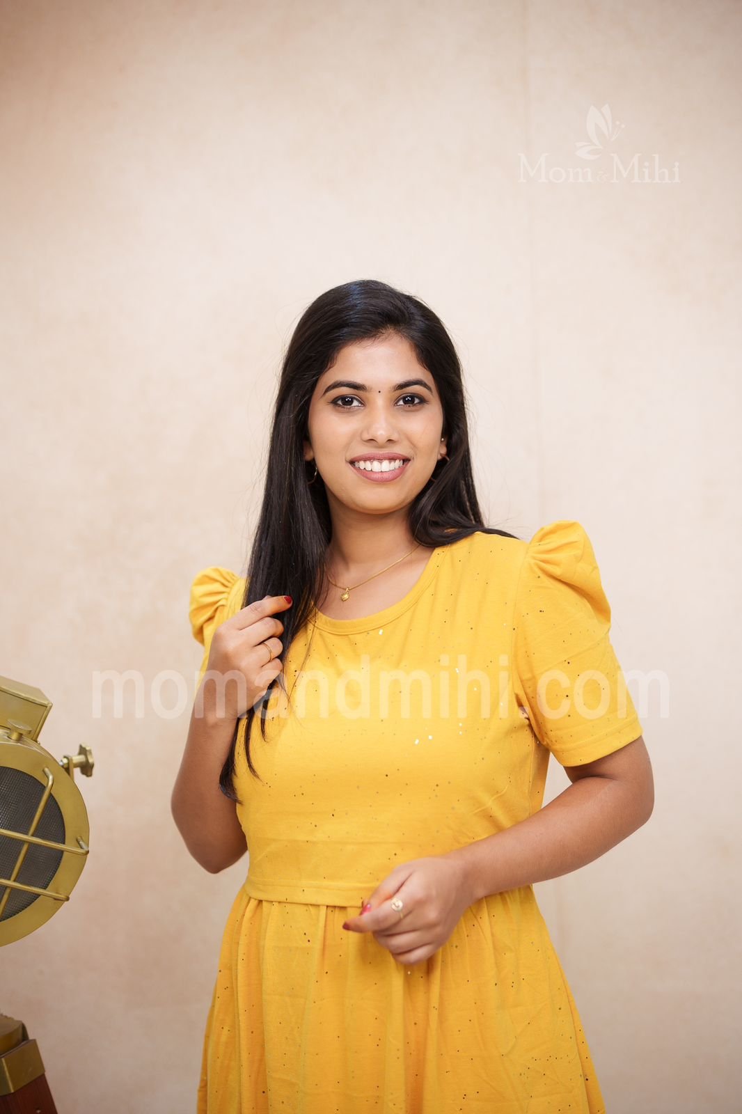 Maxi Rhea Soft Cotton Glitter Dress alt