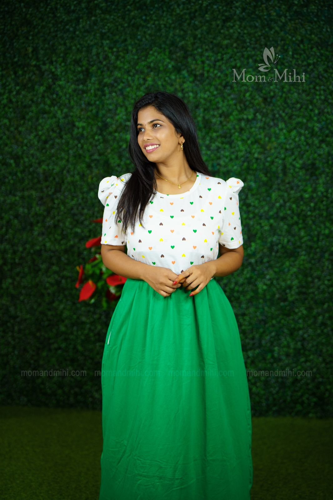 Maxi Urvi Soft Cotton Dress|Bloom Collection view 3