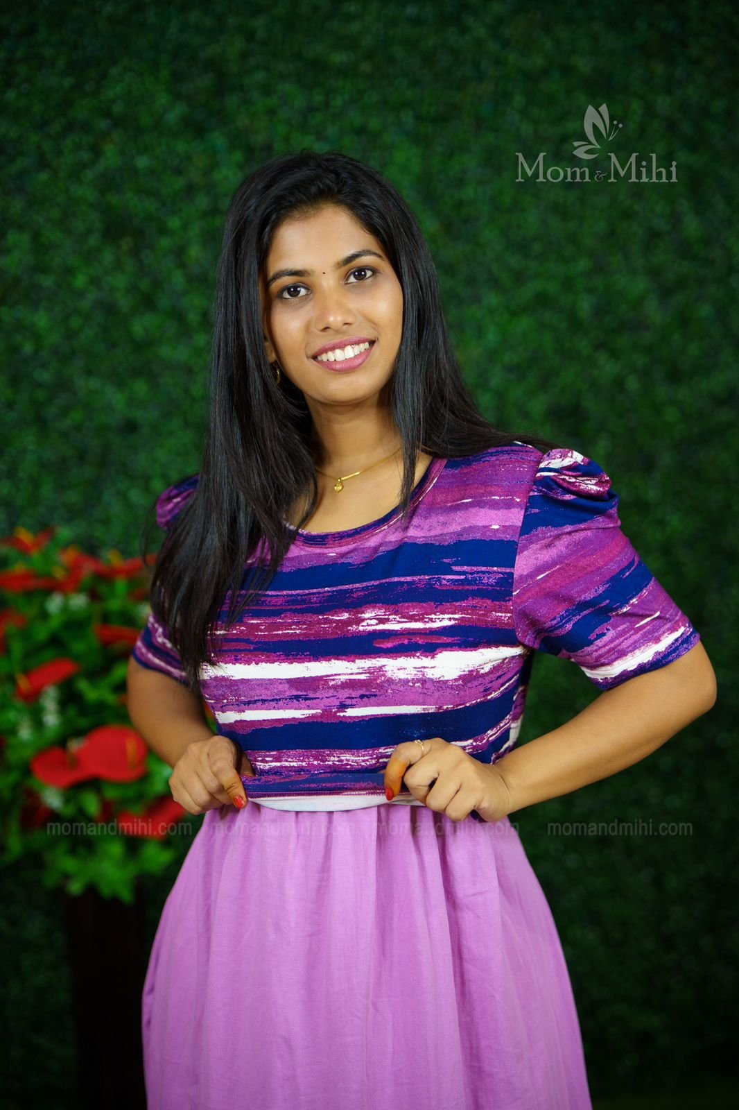 Maxi Siya Soft Cotton Dress|Bloom Collection alt