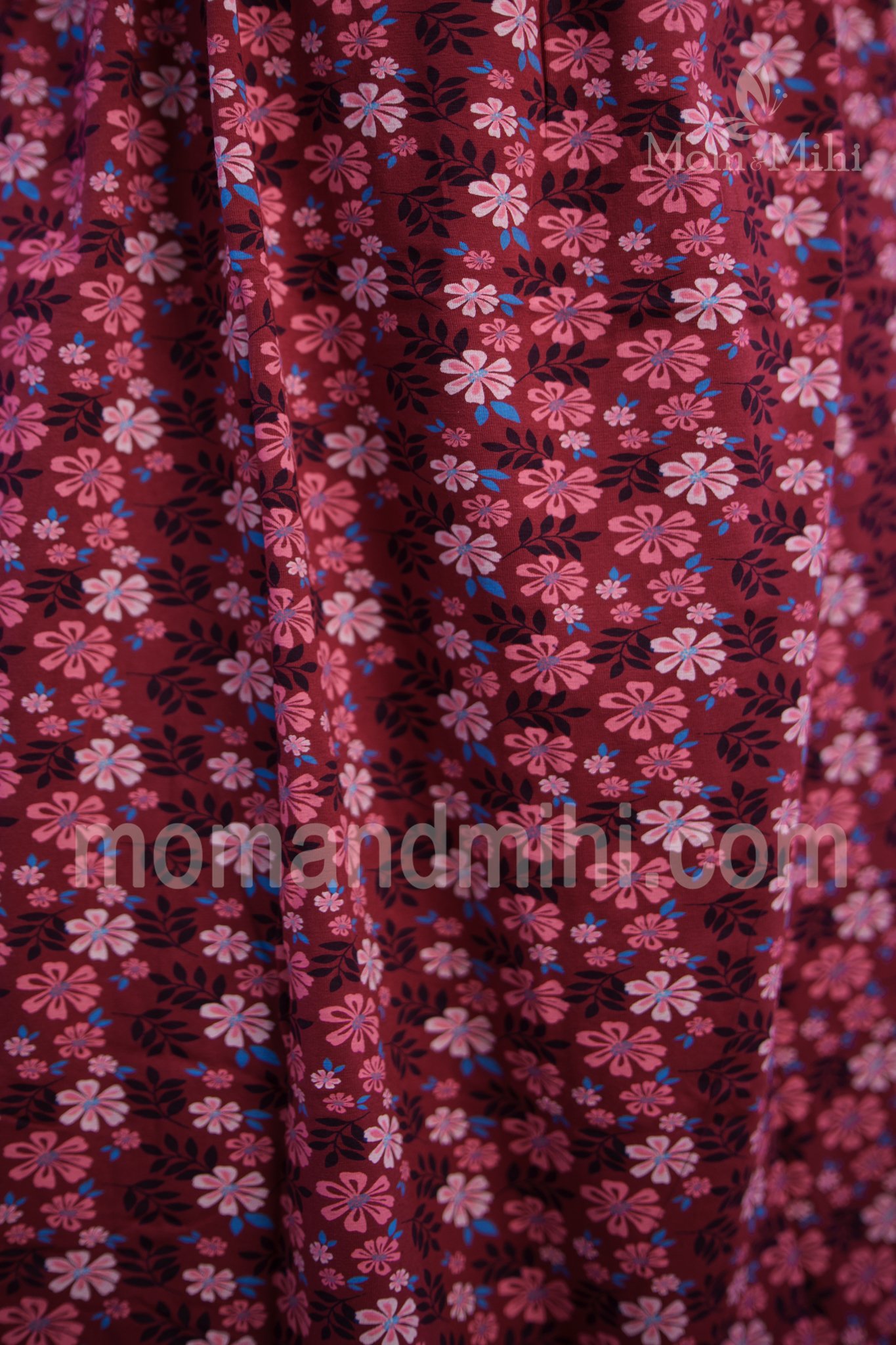 Minu Soft Cotton Maternity Dress|Calf-Length view 4