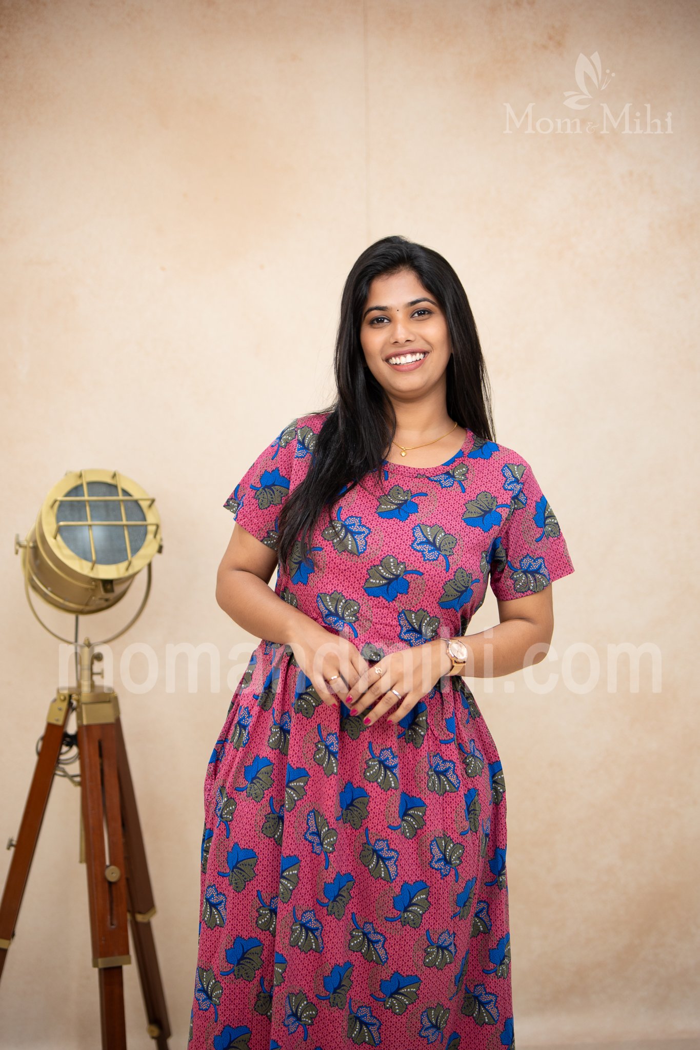 Bhumi Soft Cotton Dress|Calf-Length alt