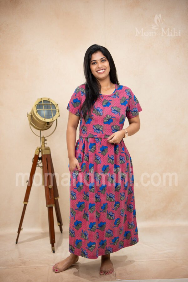 Bhumi Soft Cotton Dress|Calf-Length