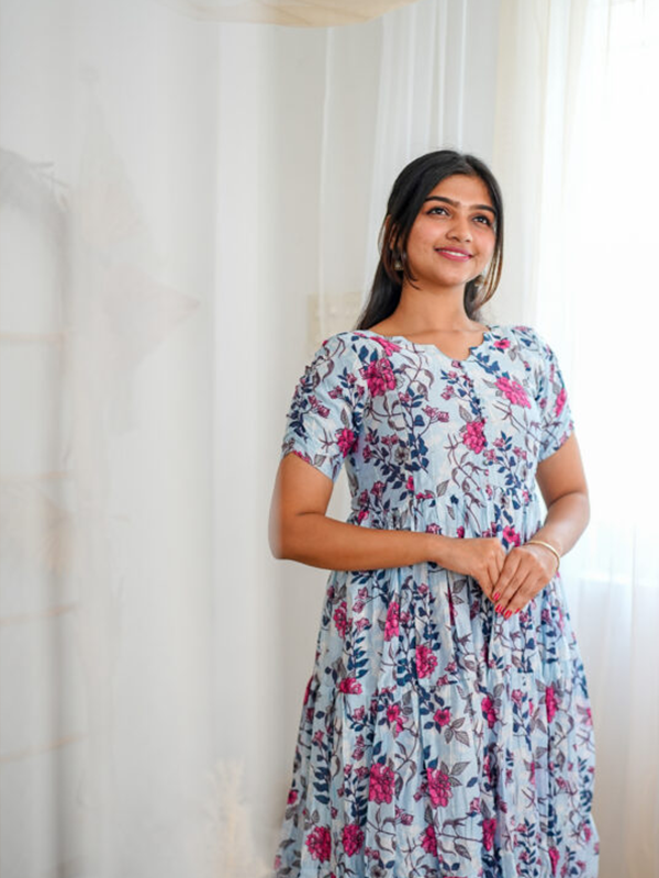 Harvitha Feeding maxi’s with zips| With Lining view 3