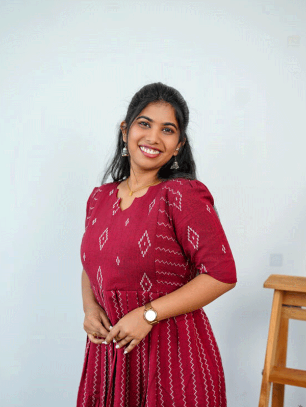 Rashi Feeding Dress [With Zips] |With Lining view 2