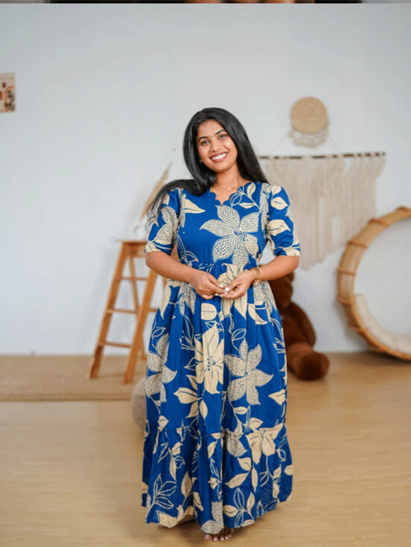 Viyana Feeding Dress [With Zips] |With Lining view 3