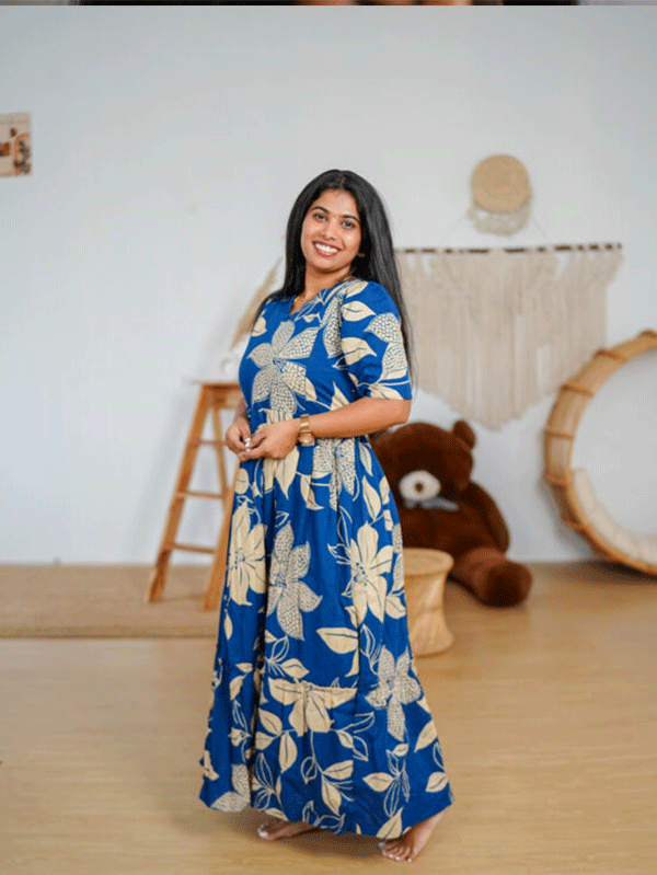 Viyana Feeding Dress [With Zips] |With Lining