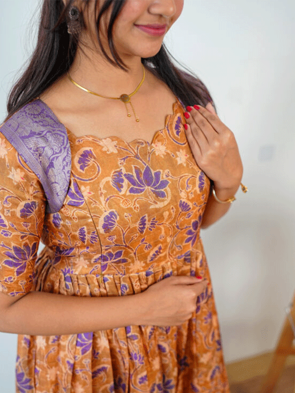 Tanya Feeding Dress [With Zips] |With Lining view 4