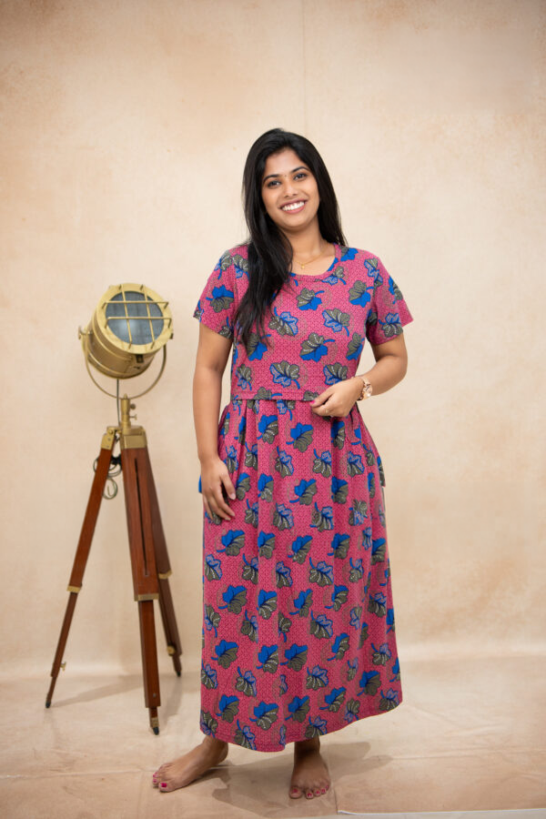Bhumi Soft Cotton Dress|Calf-Length