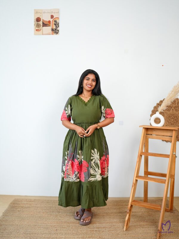Ishara Feeding maxi’s with zips – Minya The Design Studio