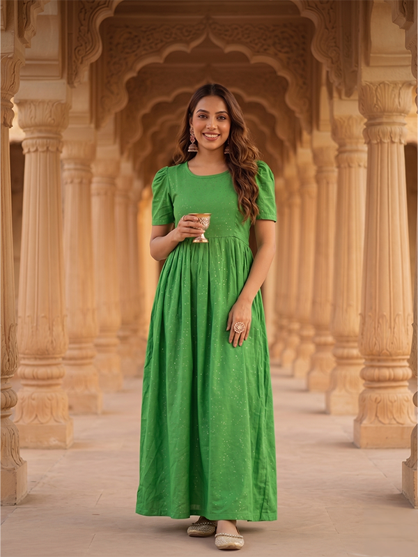 Maxi Ella Glitter Soft Cotton Maternity Dress – Moms And Mihi