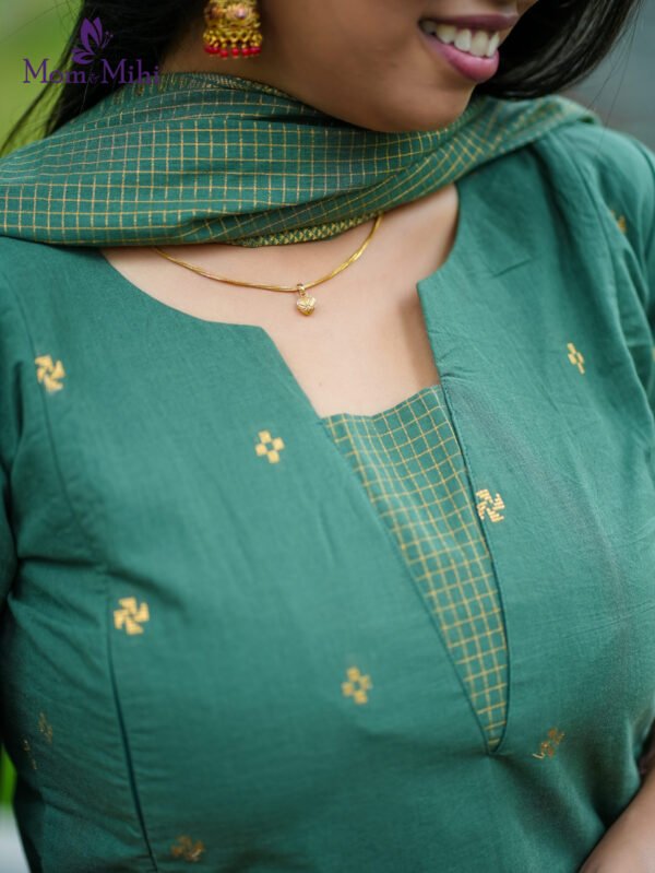 Veshanayagi Maternity Kurti set [ Top + Bottom + Dupatta] view 3