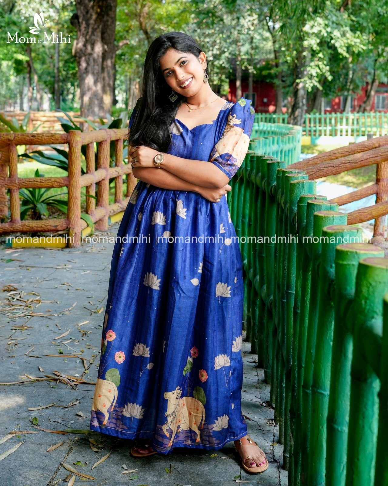 Amaravathi Feeding Dress[With Zips] – Minya The Design Studio