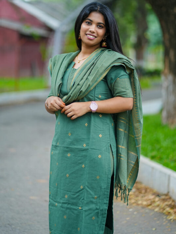 Vethanayagi Maternity Kurti set [ Top + Bottom + Dupatta] view 3
