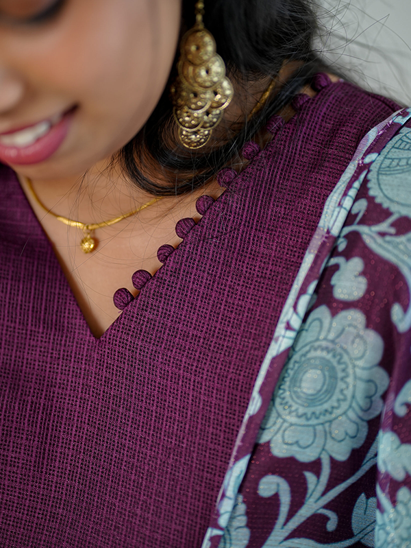 Nila Maternity Kurti set [ Top + Bottom + Dupatta] – alternate view